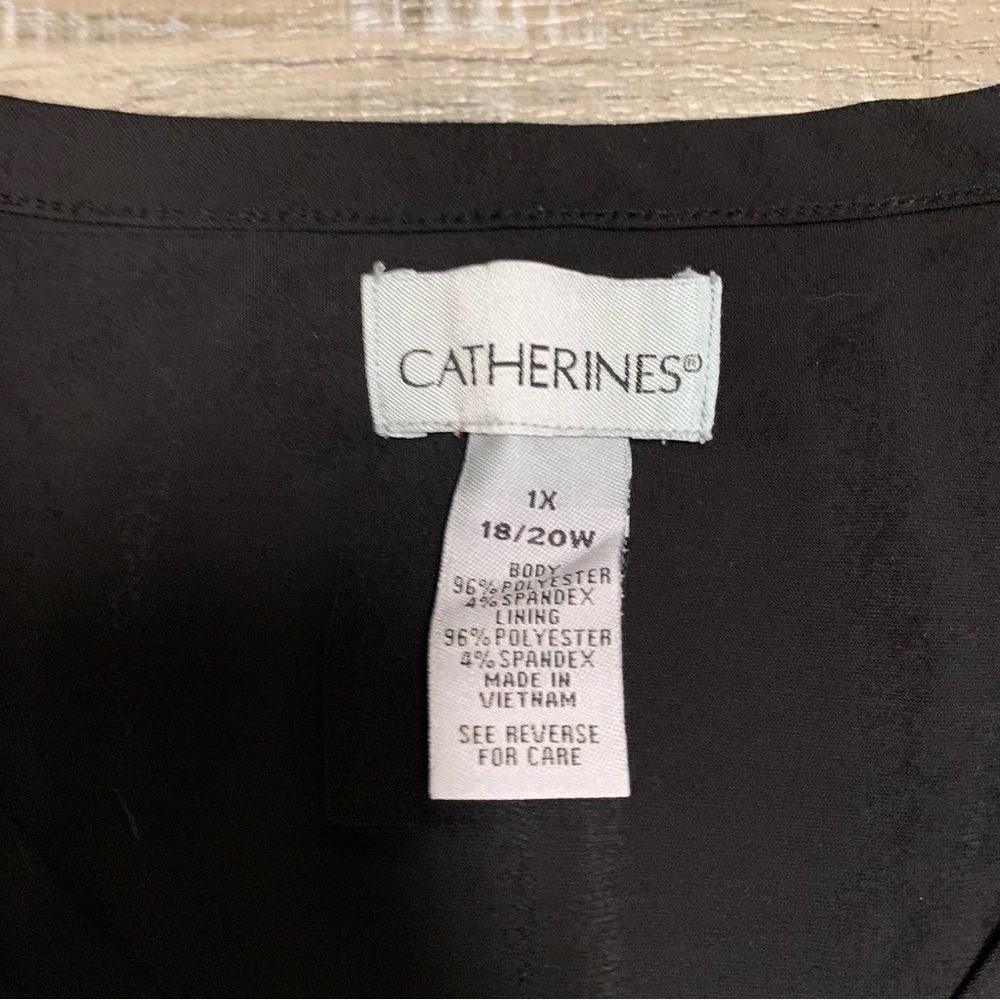 Catherine’s Tie Due Maxi Dress Women’s Size 1X 18/20 - Picture 2 of 2